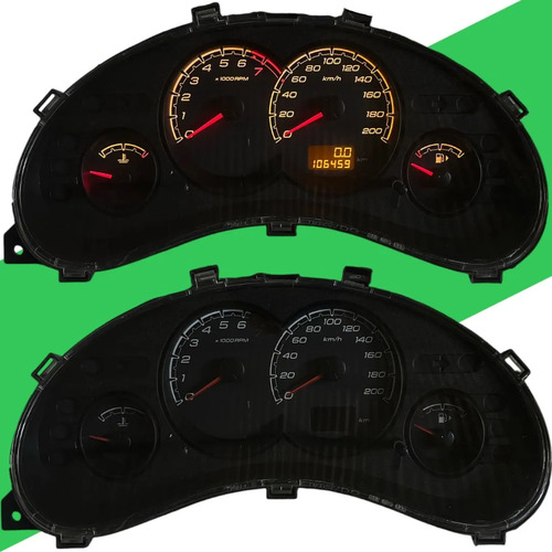 Painel De Instrumentos Chevrolet Corsa Classic 2006 A 2013 Preto - Imagem 2