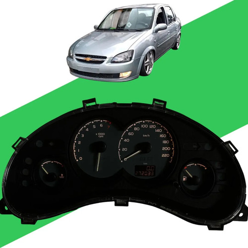 Painel De Instrumentos Chevrolet Corsa Classic 2005 A 2011 Preto
