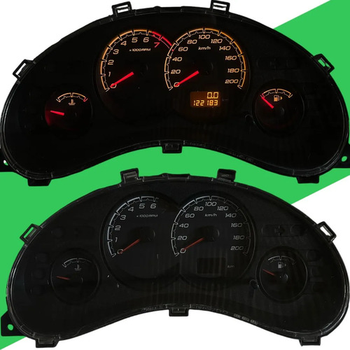 Painel De Instrumentos Chevrolet Corsa Classic 2006 A 2016 Preto - Imagem 2