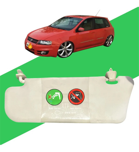 Quebra-sol Lado Passageiro Fiat Stilo 2003 A 2011 - Imagem 2