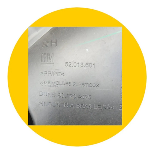 Forro De Porta Traseiro Direito Spin Original Gm 52018601 - Imagem 5