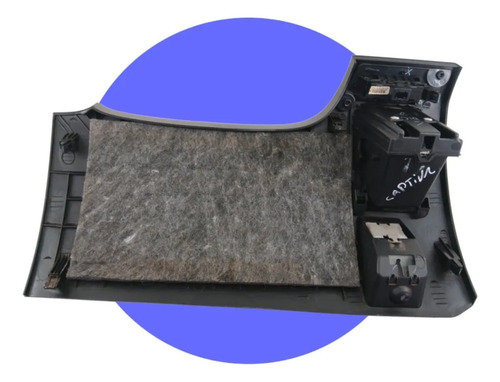 Moldura Capa Painel Esquerdo Captiva Gm 25925607 Original Preto - Imagem 5