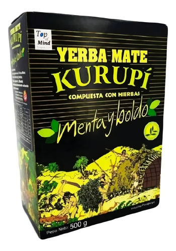 Erva Terere Kurupí Menta E Boldo 500g  Original Paraguaia