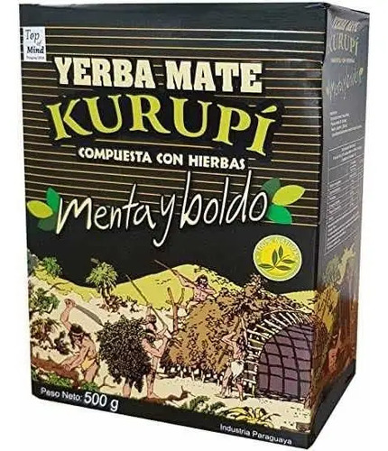 Erva Mate Tereré Kurupí Menta E Boldo 500g - Imagem 2