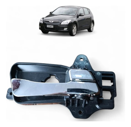 Maçaneta Interna Dianteira Lado Direito/hyundai I30 Prateado Dianteira