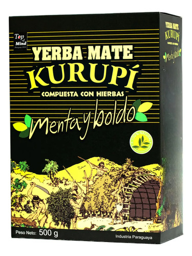 Erva Mate Tereré Kurupi Menta E Boldo 500gr