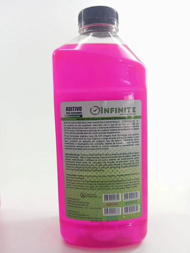 Kit 3 Aditivo Concentrado Radiador Infinite Rosa - Imagem 4