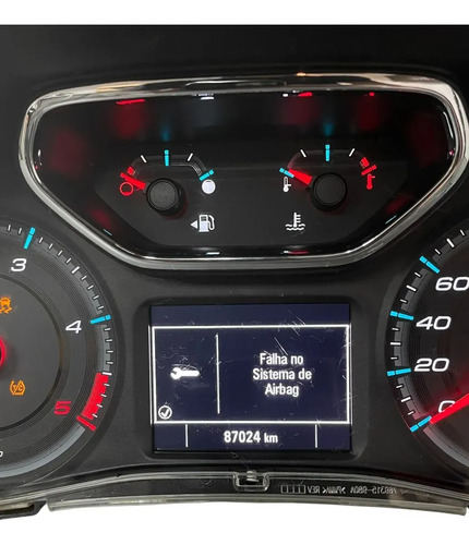 Painel Instrumentos Chevrolet S10 2.8 Diesel 2016 2023 Preto - Imagem 2