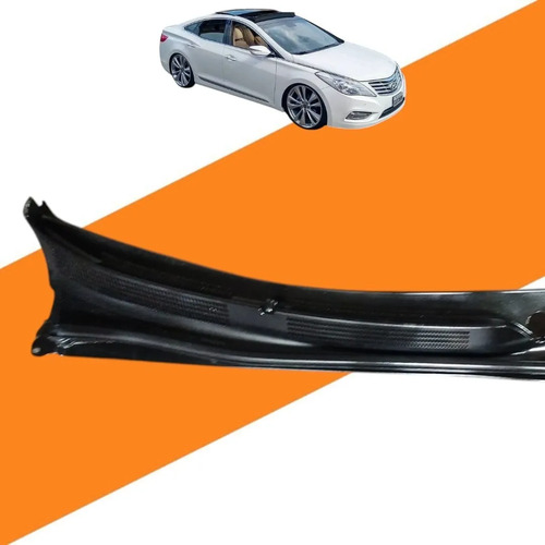 Grade Churrasqueira Parabrisa Hyundai Azera 2012 2017 Preto Fosco - Imagem 2