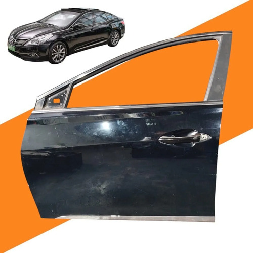 Porta Dianteira Esquerda Hyundai Azera 2012 A 2015 Original Dianteira Esquerda Preto - Imagem 1