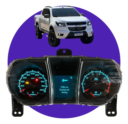 Painel De Instrumentos S10/trailblazer Diesel 2013 A 2016 6 Azul - Imagem 1