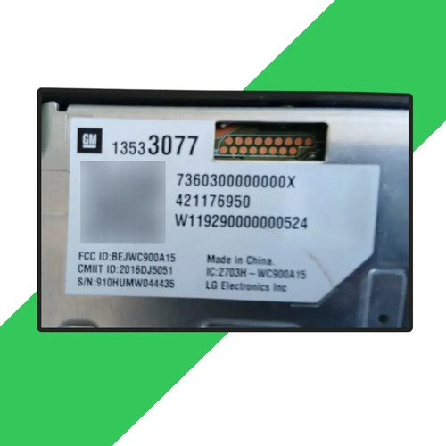 Módulo Carregador Por Indução Gm Onix Tracker Cruze Equinox Preto - Imagem 5