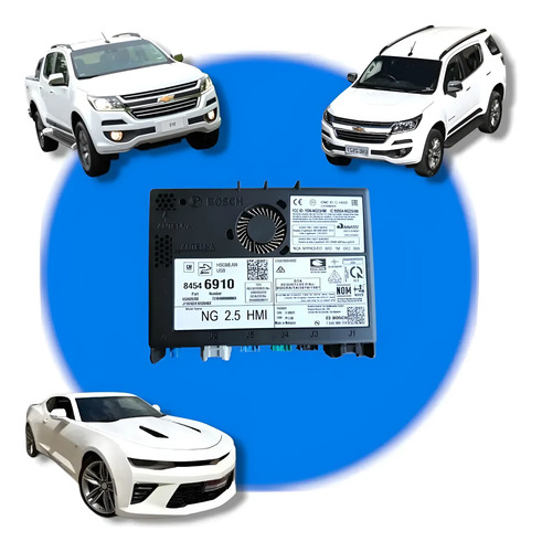 Módulo Hmi Multimídia Gm Bosch Ng 2.5 S10 Trailblazer Preto - Imagem 1