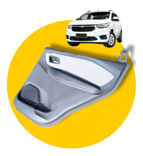 Forro De Porta Traseiro Direito Para Spin Original Gm 520186 - Imagem 1