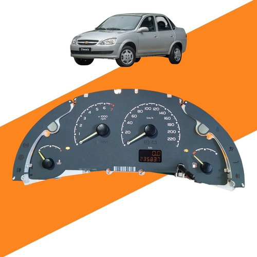 Painel De Instrumentos Chverolet Corsa Classic S/acabamentos Cinza