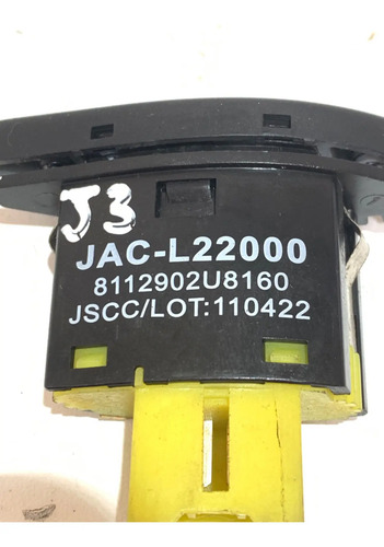 Botão Interruptor Desembaçador Jac J3 2010 2013 - Imagem 3