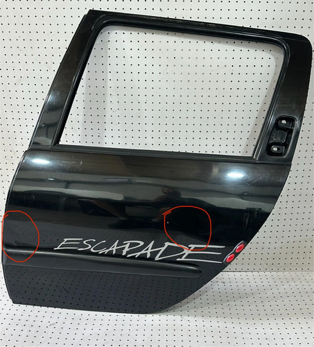Porta Peugeot 206 Sw 207 Sw  Traseira Esquerda Com Detalhe  Traseira Esquerdo - Imagem 2