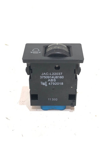 Botão Interruptor Regulagem Farol Jac J3 2010 2013 - Imagem 2