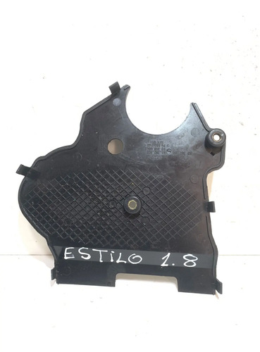 Capa Inf Correia Dentada Fiat Stilo Corsa 1.8 8v  2003a2012 Preto - Imagem 4