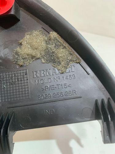 Acabamento Interno Retrovisor Direito Fluence 2012a2018 Preto Fosco - Imagem 5