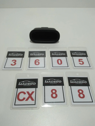 Puxador Porta Peugeot 307 Traseira Cod:9634996477 Preto - Imagem 3