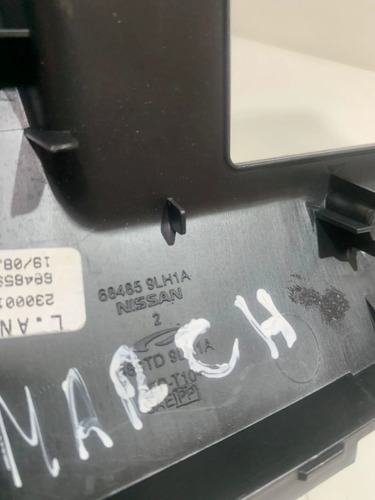 Moldura Comando Retrovisor Nissan March 1.0 3cc 2018 - Imagem 4