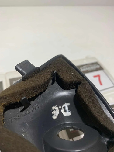 Moldura Interna Retrovisor Esquerdo Fiat Marea / Brava 98/02 Preto - Imagem 3