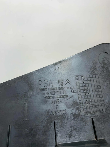 Soleira Traseira Esquerda Citröen C4 Pallas 2009 - 2013 Preto - Imagem 4