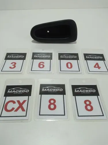Puxador Interno Porta Traseiro Peugeot 206 Cod:9631696777. Preto - Imagem 4
