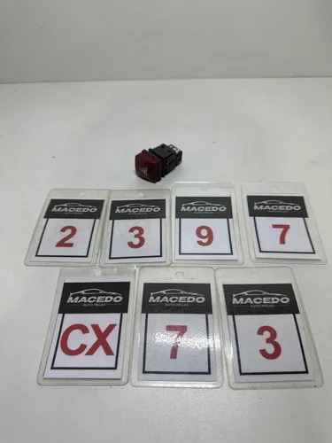 Interruptor Bato Pisca Alerta Peugeot 207 Usado Original... - Imagem 5