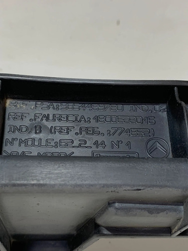 Guia Suporte Central Parachoque Traseiro C4 Grand Picasso - Imagem 3