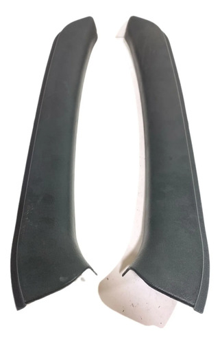 Par Moldura Interna Porta Traseira Gm S10 Blazer 2001a2010 Preto