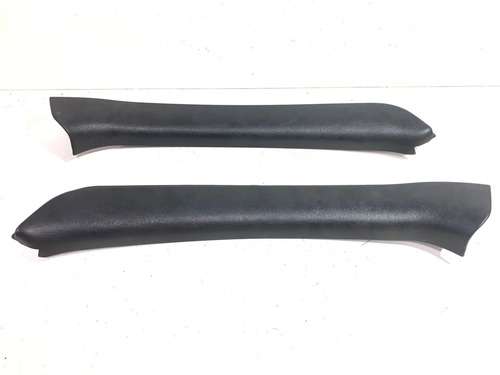 Par Moldura Interna Porta Traseira Gm S10 Blazer 2001a2010 Preto - Imagem 3