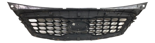 Grade Parachoque Dianteira Kia Picanto 2009 A 2012 Obs Preto E Cromado Fosco - Imagem 5