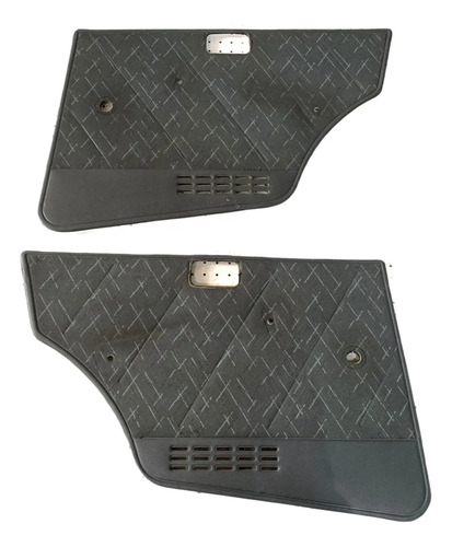 Par Forro Porta Traseiro Fiat Uno 2004 A 2010 Obs - Imagem 7