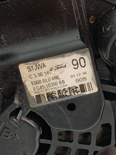 Alternandor 90a Motor Ford Cargo 816 2015 Cod: Ec4510300bb - Imagem 3