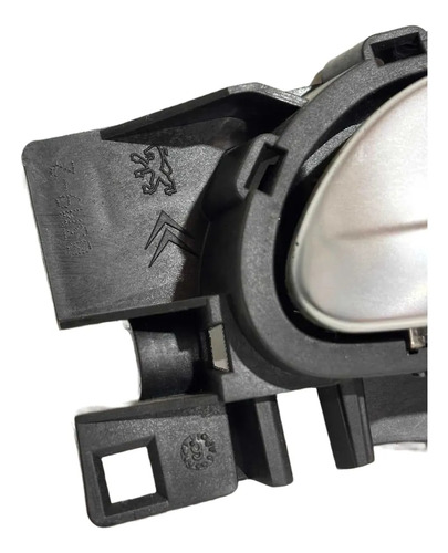 Maçaneta Interna Traseira Esquerda Citroen C5 Ano 2009a2012 Preto Traseira - Imagem 2