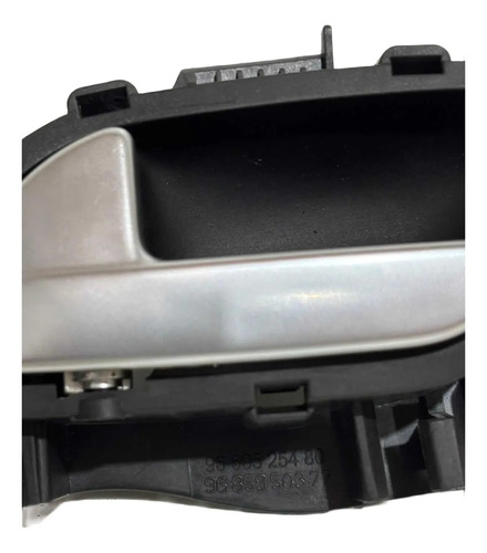 Maçaneta Interna Traseira Esquerda Citroen C5 Ano 2009a2012 Preto Traseira - Imagem 3