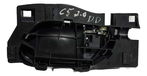 Maçaneta Interna Dianteira Direita Citroen C5 2009 A 2012 Preto Dianteira - Imagem 4