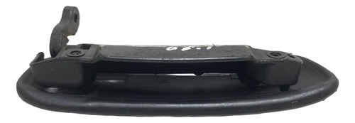 Maçaneta Externa Esquerda Ford Courier 2000 A 2004 Preto Dianteira - Imagem 2