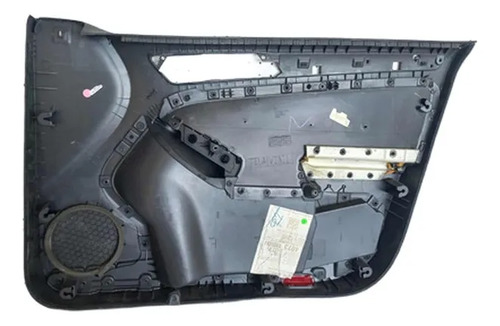 Forro Porta Dianteira Esquerda Volkswagen Jetta 2011 - 2016 Preto - Imagem 2