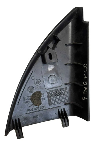 Moldura Retrovisor Interno Esquerdo Renault Fluence 2013 Preto - Imagem 2
