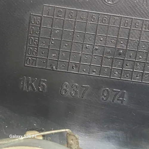 Acabamento Interno Retrovisor Direito Vw Jetta 2007 A 2012 - Imagem 3