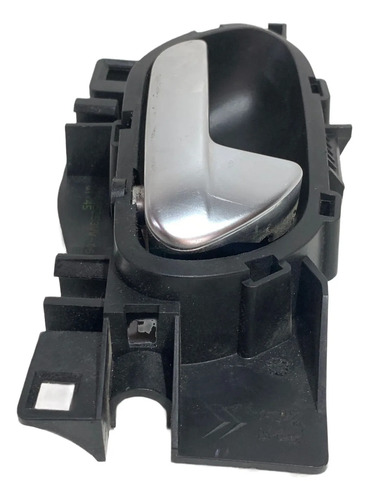 Maçaneta Interna Traseira Direita Peugeot 208 2013 2019 Cromado Dianteira/traseira - Imagem 3