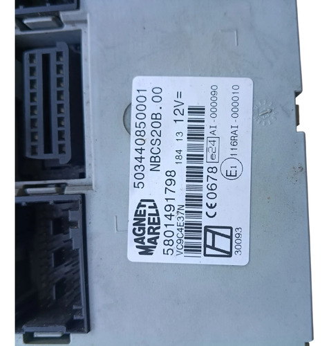 Modulo Bcm Caixa Fusivel Iveco Daily 5801491798 503440850001 - Imagem 3