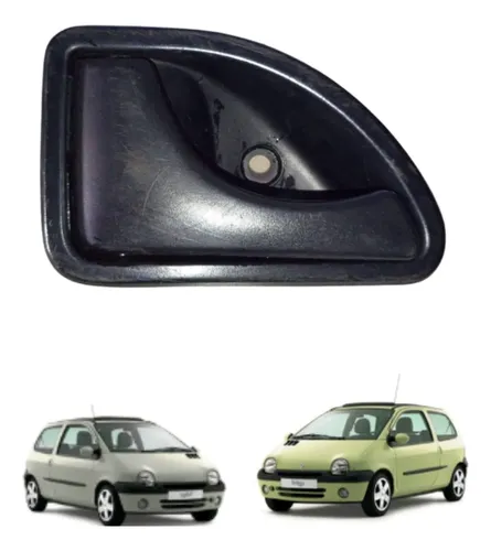 Maçaneta Dianteira Esquerda Renault Twingo 1994 A 2003 Preto Dianteira