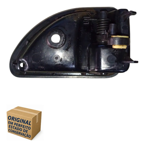 Maçaneta Dianteira Esquerda Renault Twingo 1994 A 2003 Preto Dianteira - Imagem 5