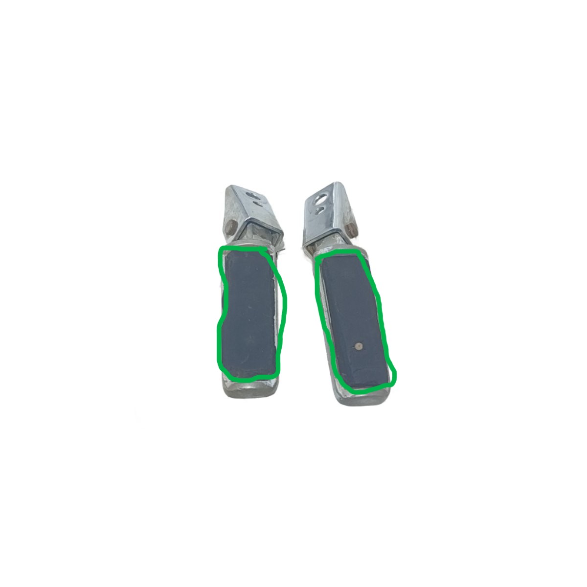 Par Pedaleiras Traseiras Max/Hunter 125 Original C/Detalhes - Imagem 2