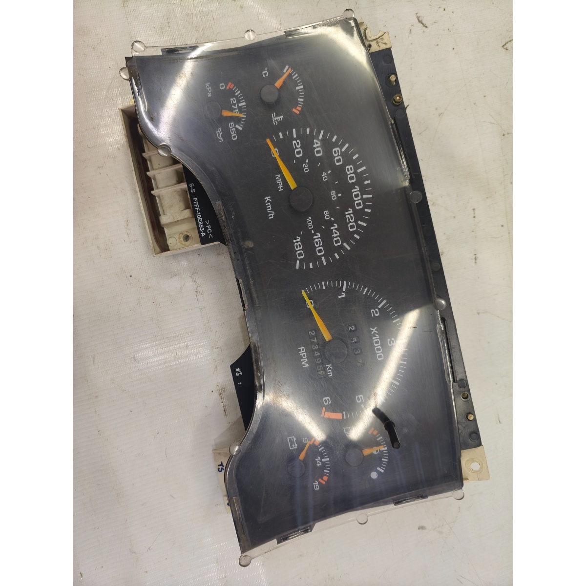 Painel Instrumentos S10 Blazer 4.3 V6 Vortec F7Ff-10E853-A - Imagem 3