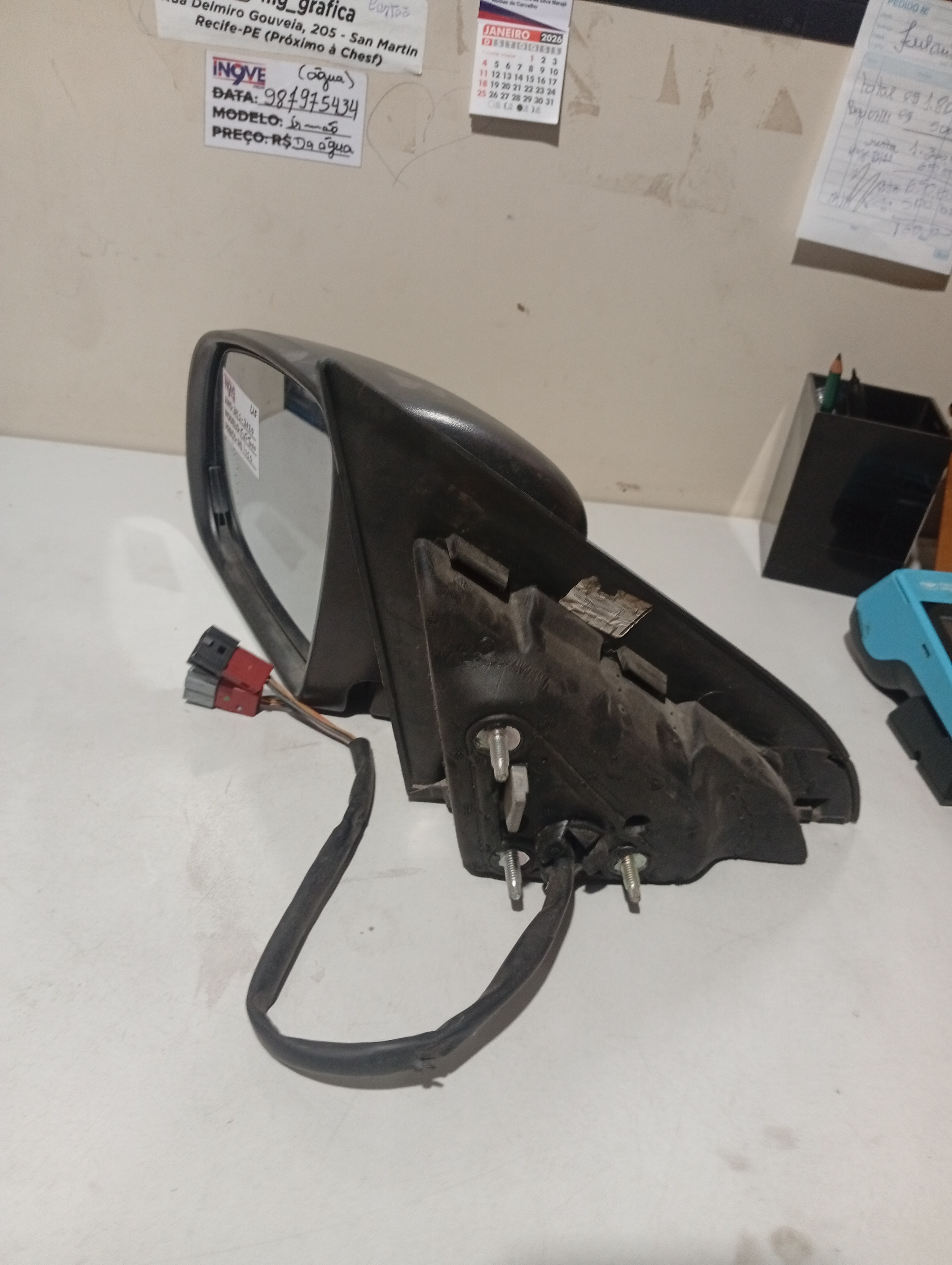 Retrovisor Fiat Toro L/e com pisca - Imagem 4